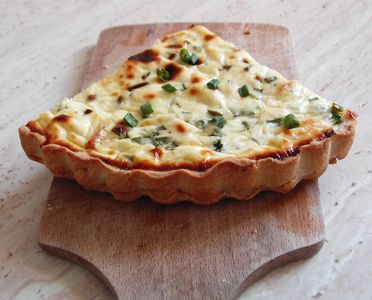 Quiche z ricottą i kurczakiem