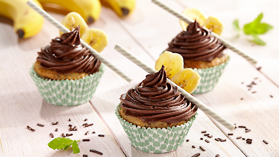 Przepis na muffiny bananowe z czekoladą