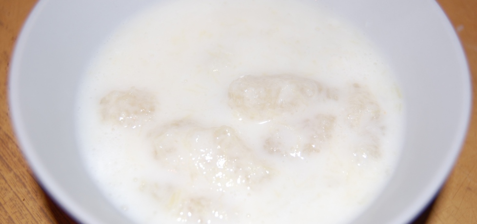 Kluski ziemniaczane z mlekiem (autor: monciasz)