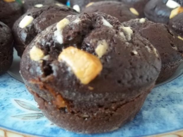 Przepis  muffinki z białą czekoladą przepis