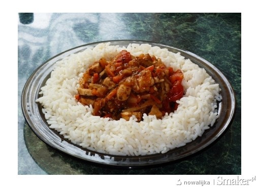 Ryż z sosem chińskim