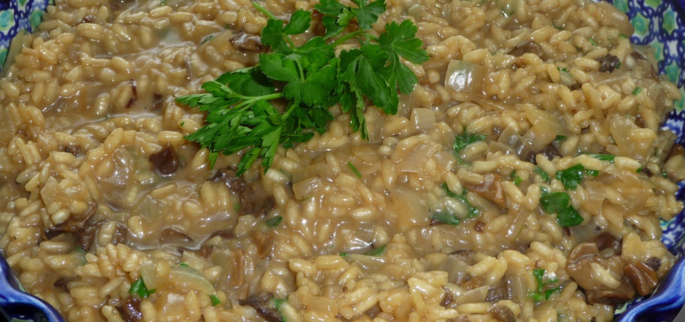 Risotto z suszonymi grzybami (autor: darmiona)