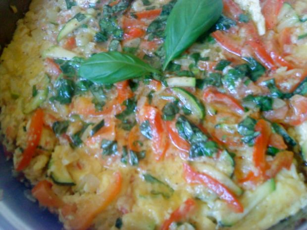 Przepis  omlet z warzywami przepis