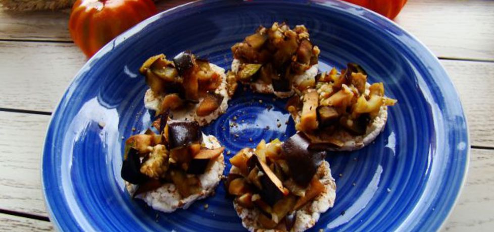Mini wafelki z salsą bakłażanową (autor: iwa643)