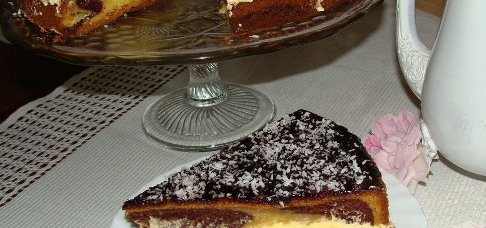 Łaciate ciasto z kremem (autor: 2milutka)