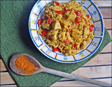 Ryż curry z kurczakiem