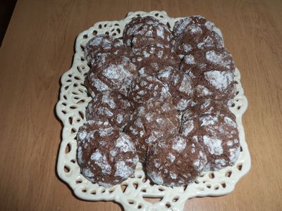 Mocno czekoladowe ciasteczka