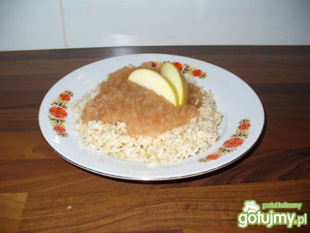 Przepis  ryż z jabłkami wg irenam przepis