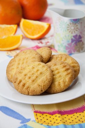 Ciasteczka pomarańczowe  prosty przepis i składniki