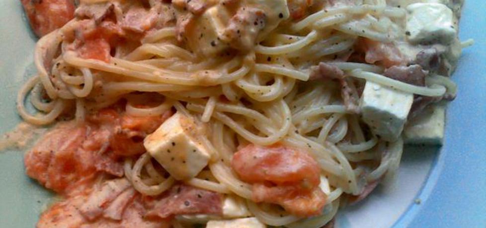 Spaghetti z fetą i świeżymi pomidorami (autor: agnieszka189 ...