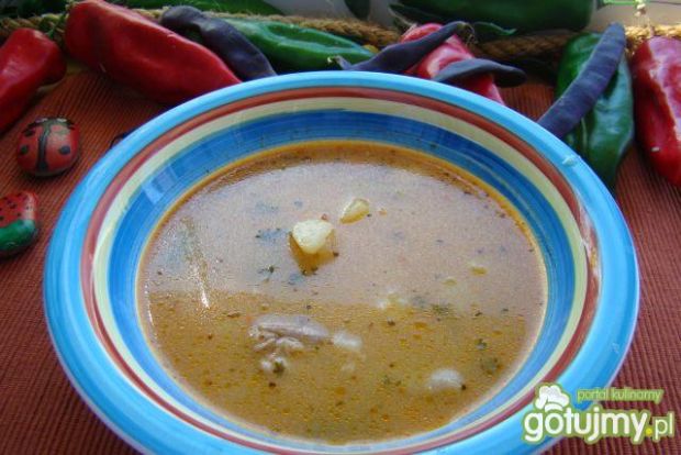 Przepis  syta zupa gulaszowa z warzywami przepis