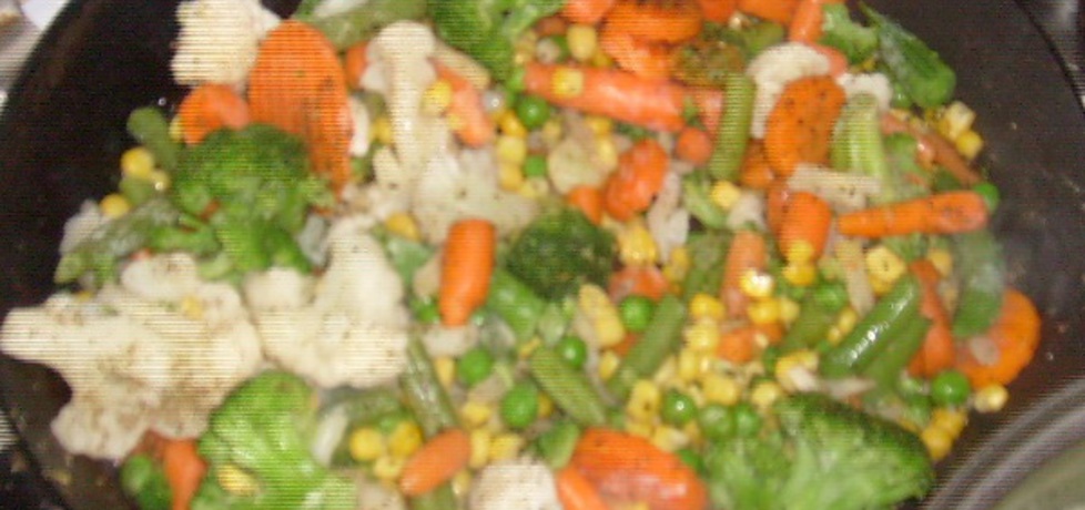 Warzywa z patelni w sosie maślano ziołowym (autor: arleta
