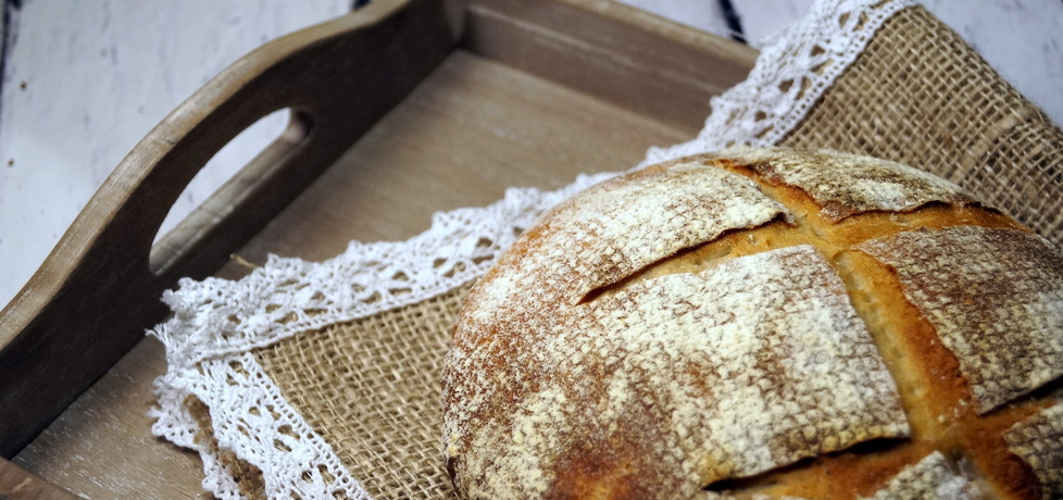 Wiejski chleb francuski na zakwasie (autor: kulinarne-przgody