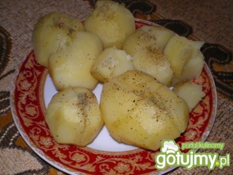 Przepis  ziemniaki z masełkiem z parowaru przepis