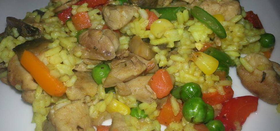 Ryż curry z kurczakiem i warzywami (autor: kasiaaaaa ...