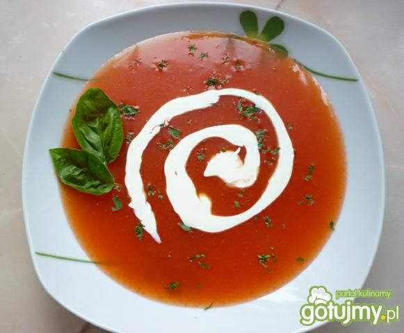 Przepis  pikantna zupa pomidorowa przepis
