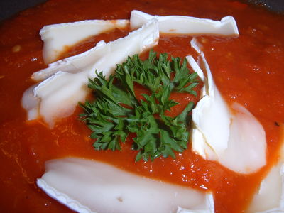 Kremowa zupa z pieczonych pomidorów