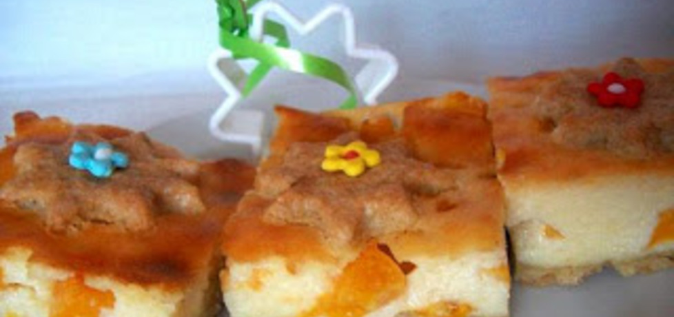 Ciasto z brzoskwiniami i kaszą manną (autor: babeczka ...