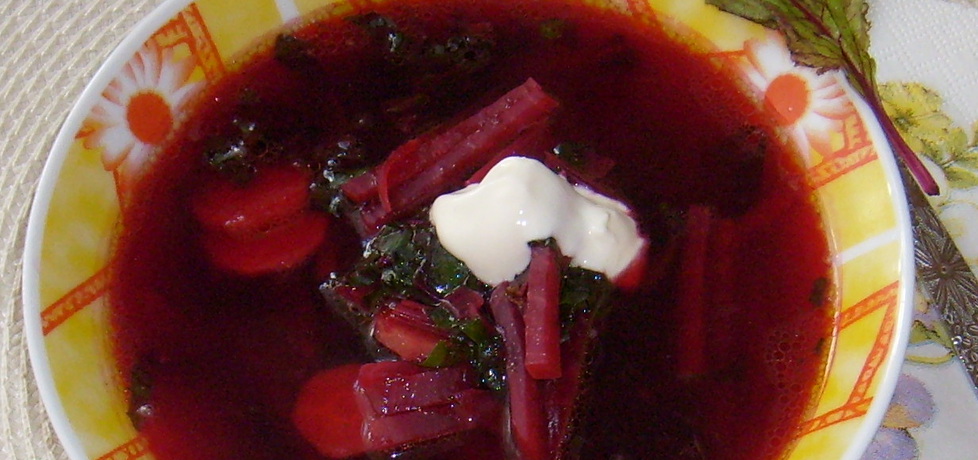 Lekka zupa z botwinki (autor: grazyna0211)
