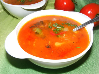 Zupa pomidorowa z chińską nutą