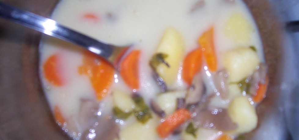 Zupa pieczarkowa z ziemniakami (autor: beata73)