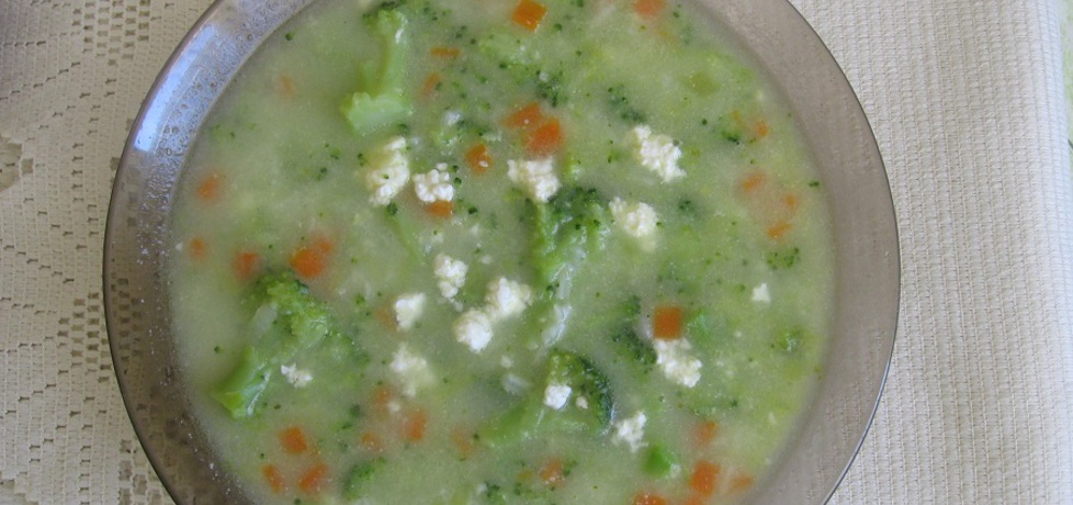 Zupa brokułowa z ryżem i białym serem (autor: ania321 ...