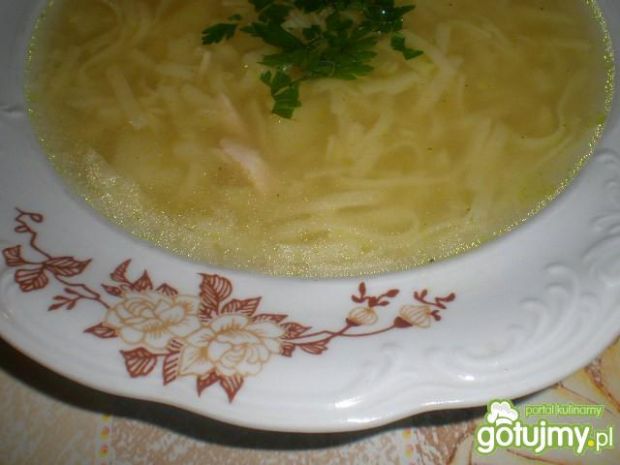 Przepis  prosta zupa z makaronem i ziemniakami przepis