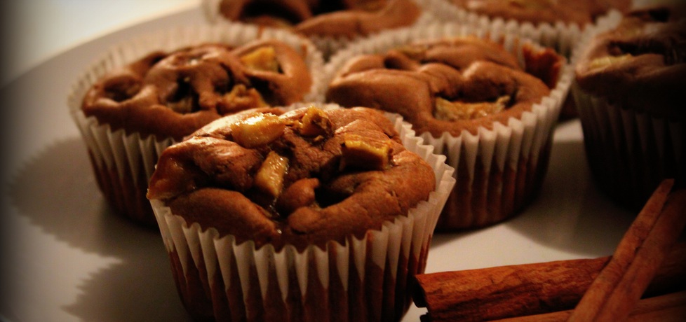 Muffinki kakao  banan (autor: pyszota)