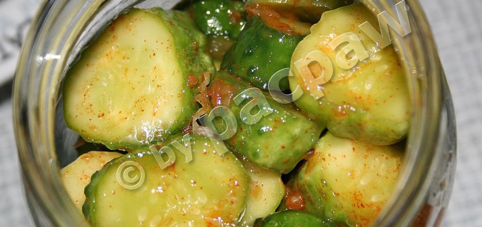 Ogórki w słodkiej zalewie chili (autor: pacpaw)
