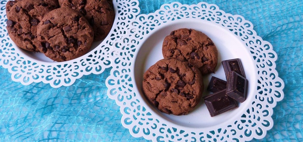 Kakaowe ciasteczka z czekoladą (autor: ikrakowianka ...