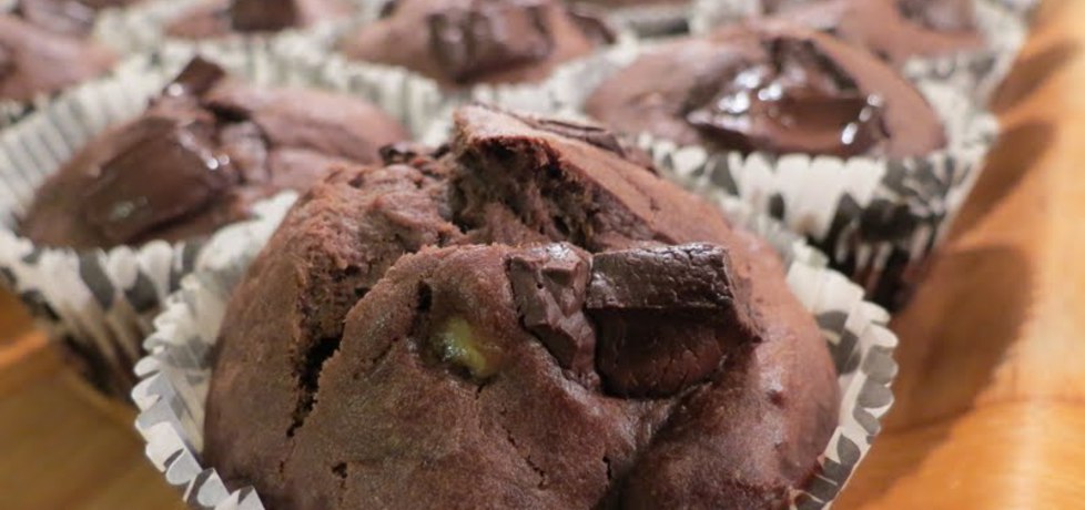 Muffinki czekoladowe z bananem (autor: gotujebochce ...