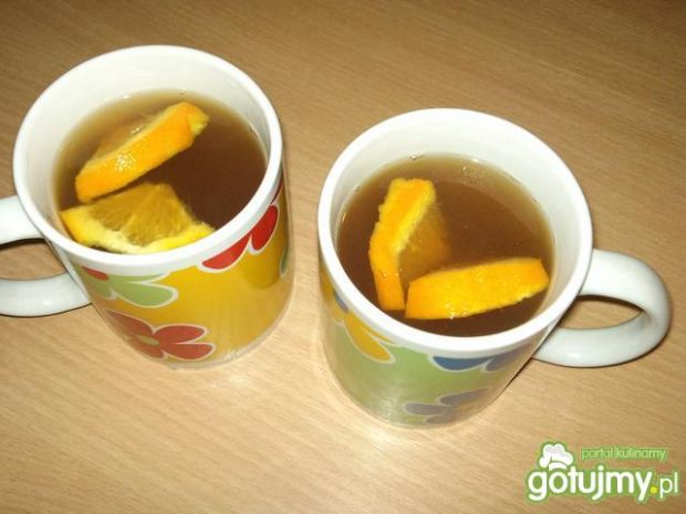Przepis  herbata pomarańczowa z miodem przepis