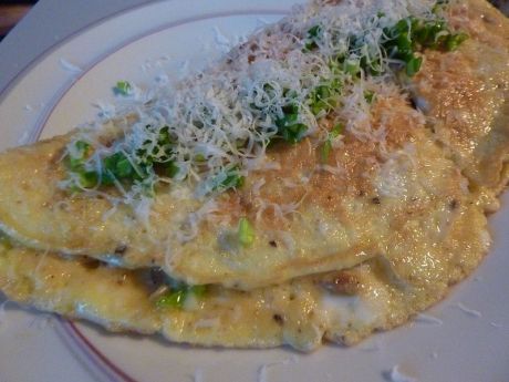Przepis  omlet z kaszą jaglaną przepis