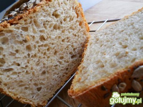 Przepis  pszenny chleb mleczny na zakwasie przepis