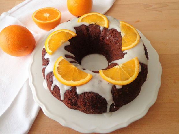 Przepis  czekoladowe ciasto z pomarańczą przepis