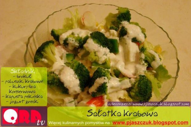 Przepisy kulinarne: sałatka krabowa :gotujmy.pl