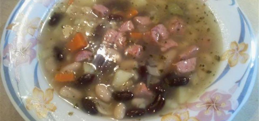 Błyskawiczna zupa fasolowa na niedzielnym rosole (autor: pajbek ...