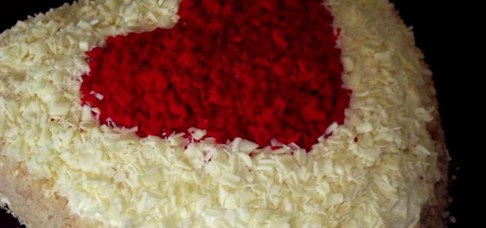 Tort w kształcie serca o smaku michałkowym (autor: martafwkuchni ...