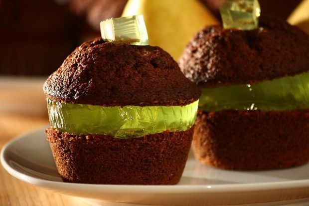 Przepis  czekoladowe muffinki z galaretką przepis