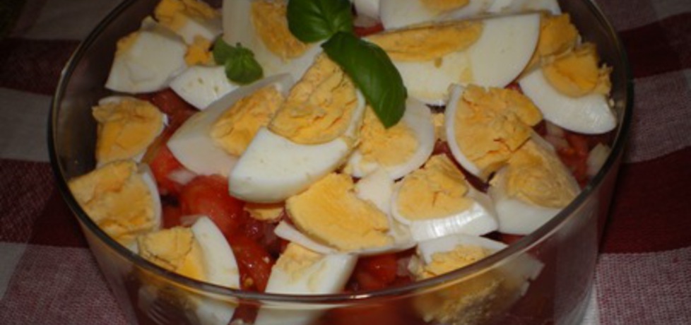 Sałatka z kalafiora, jaj i pomidorów (autor: ilka86)