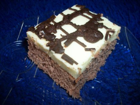 Przepis  kakaowe ciasto z masą serkową przepis