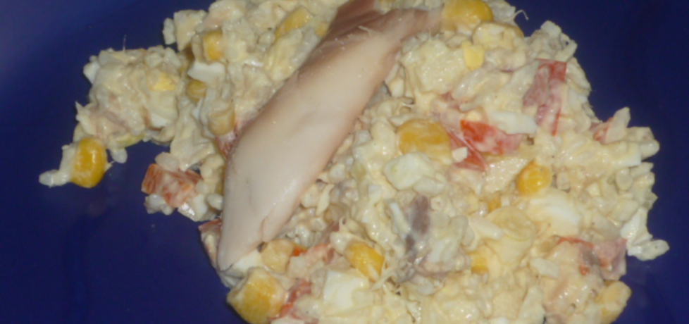Sałatka z makrelą wędzoną i ryżem (autor: monika58 ...