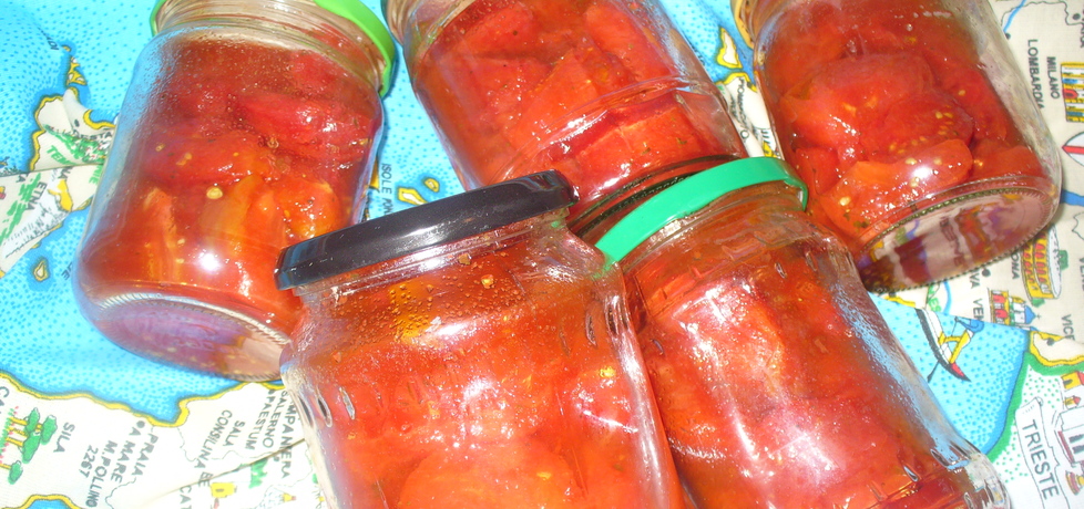 Pomidory z ziołami do słoików (autor: jagoda5913)