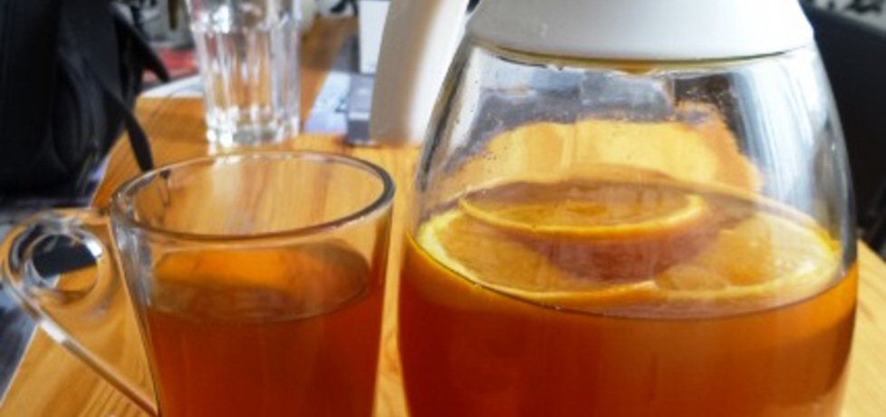 Domowa ice tea pomarańczowo