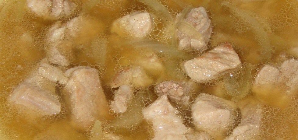 Zupa mięsna z cebulką (autor: wafelek2601)