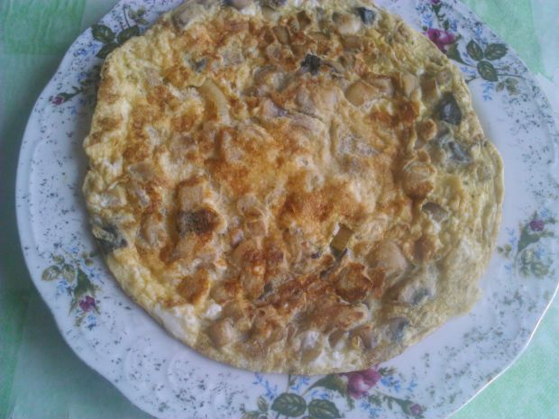 Przepis  grzybowy omlet extra przepis