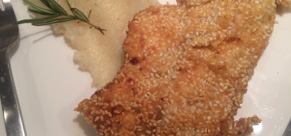 Pierś z kurczaka w sezamie na puree z topinaburu (autor: asiatok ...