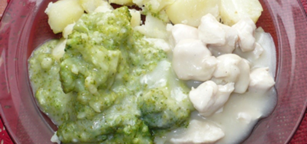 Kurczak z brokułami w sosie śmietanowym (autor: sylwia26 ...