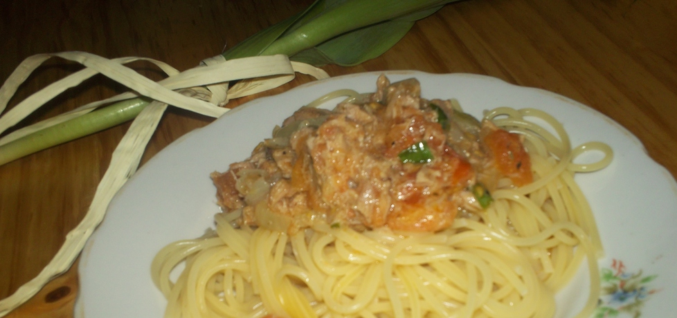 Spaghetti z tuńczykiem i pomidorami (autor: edith85 ...