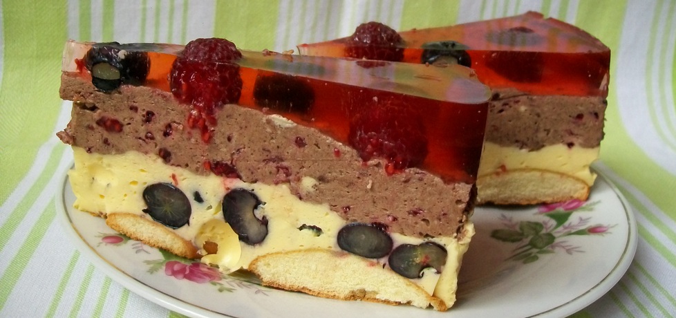 Ciasto-pianka z owocami (autor: migotka28)